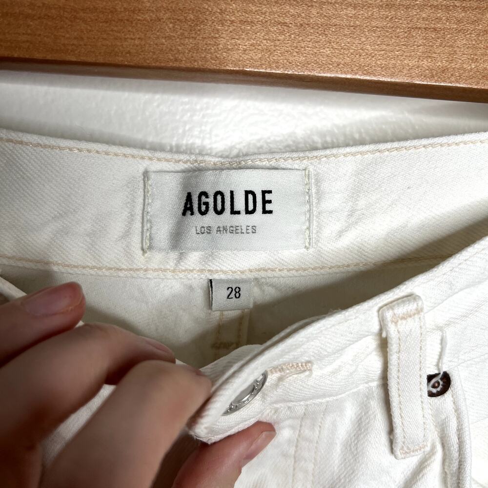 Agolde Riley Straight Crop Jeans - Picture 3 of 6